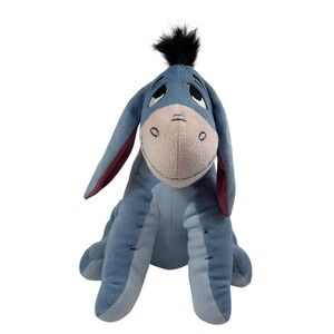 Disney Eeyore Plush 11" Just Play Winnie the Pooh Stuffed Animal Blue‎ NWOT